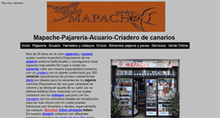 Desktop Screenshot of mapachepajareriayacuario.com